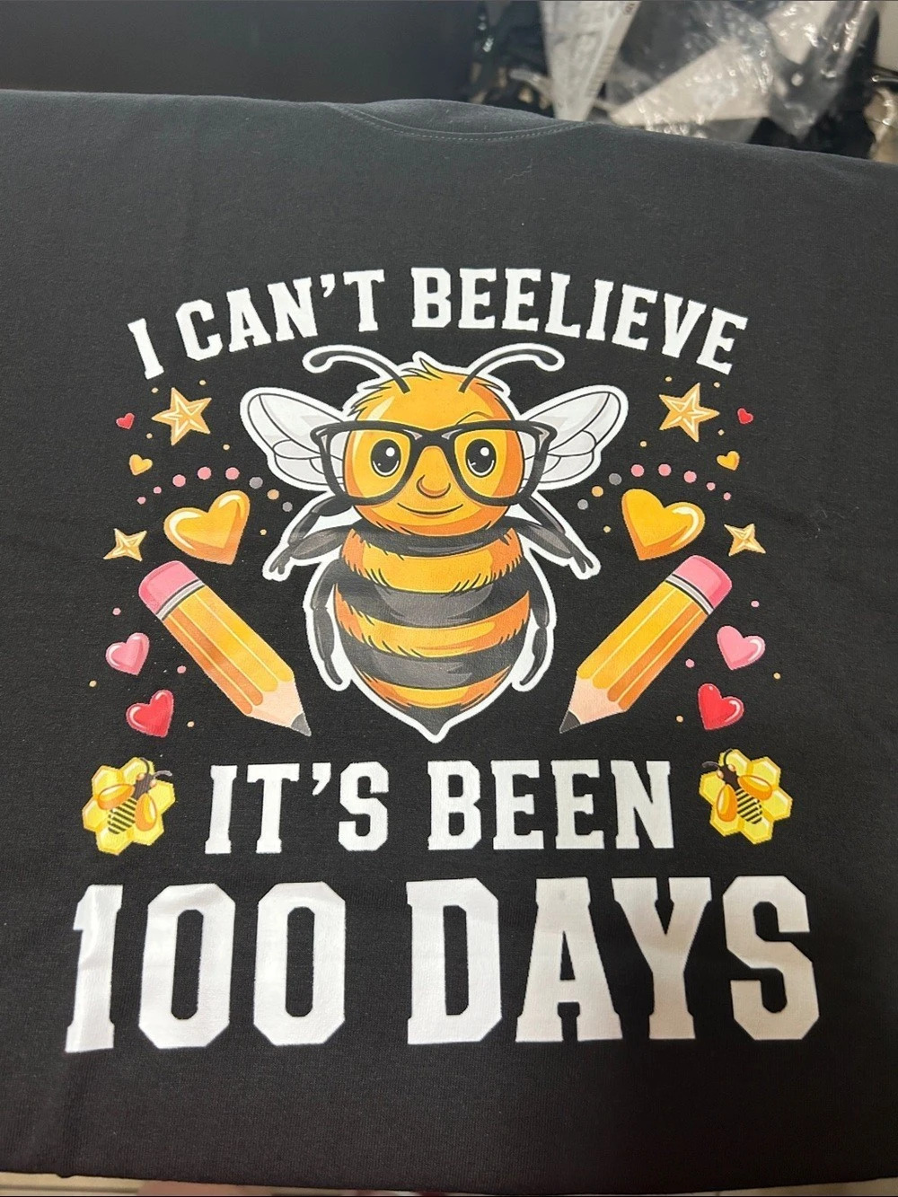 Bee 100 Days Graphic T-Shirt